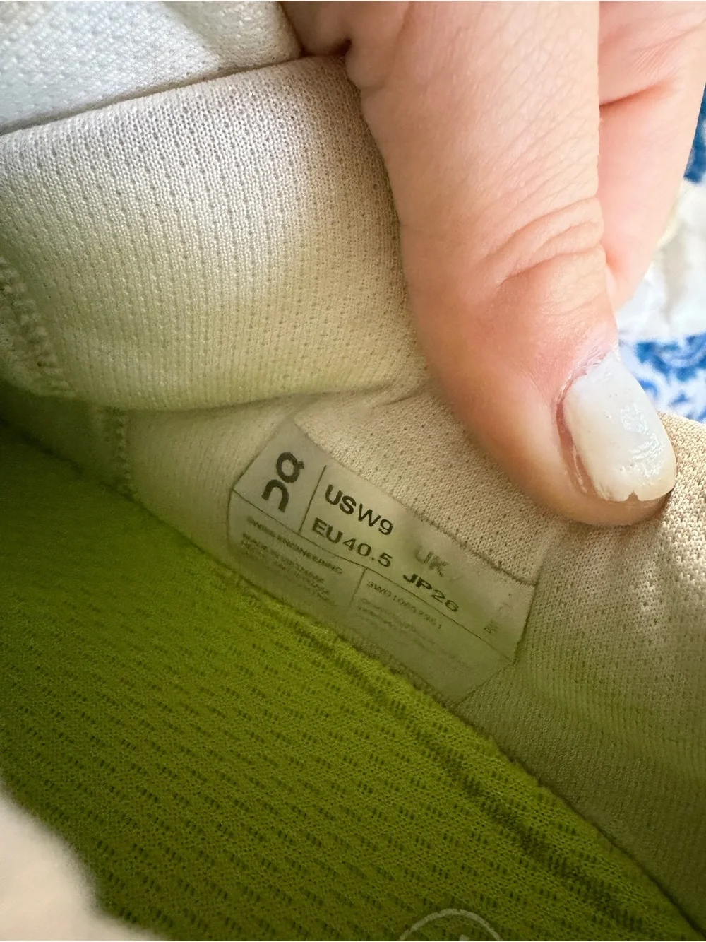On Running Running Sneaker in Off-White